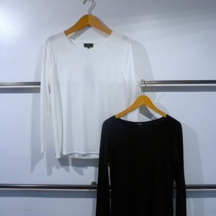 monari - Basic Shirt mit langem Arm in 3 Farben
