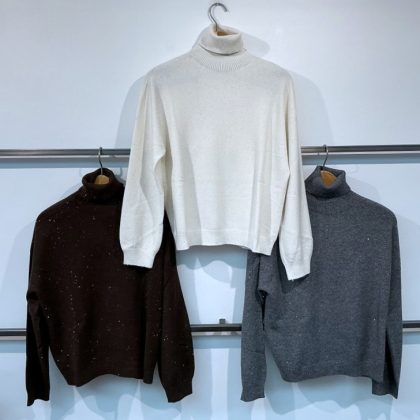 Liu Jo - Rollkragenpullover in Viskose- Mischgarn