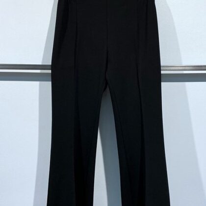 Anna Seravalli - Flared-Leg-Hose in elastischem Jerseymaterial