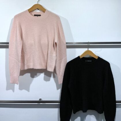 Oui - Kuscheliger Pullover mit Rundhalsausschnitt