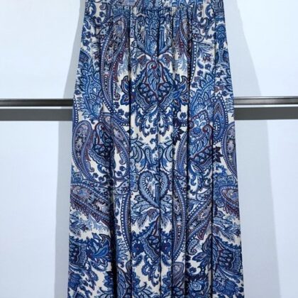 Oui - Maxirock mit großem Paisley Druck