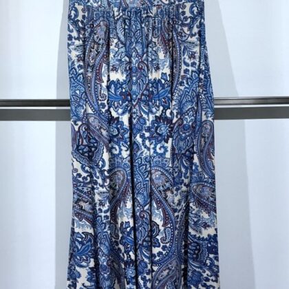 Oui - Maxirock mit großem Paisley Druck