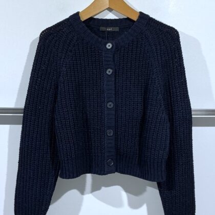 Oui - Strickjacke aus sommerlichen Bändchengarn