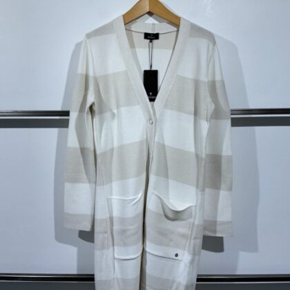 monari - Strickjacke amit Blockstreife