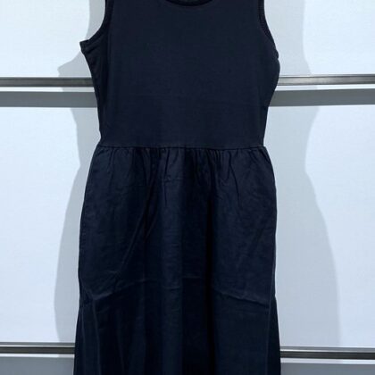 Oui - Leinenkleid - lässige Kombi aus Jerseytop und Leinenrock